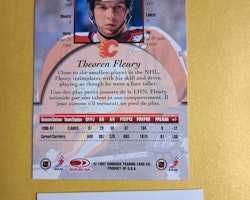 Theoren Fleury 96-97 Canadian Ice Donruss #23 NHL Hockey