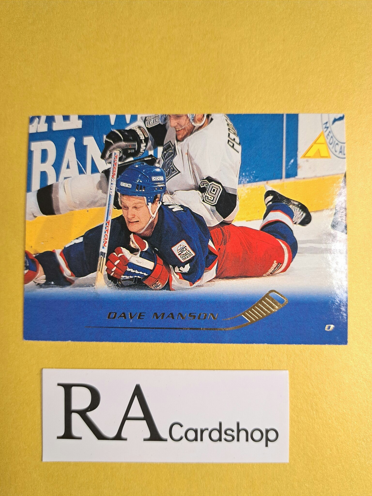 Dave Manson 95-96 Pinnacle #103 NHL Hockey