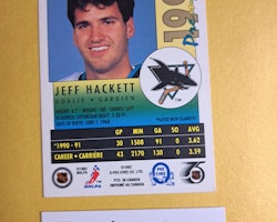 Jeff Hacket 90-91 Premier 92 O-Pee-Chee #11 NHL Hockey