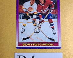 Geoff & Russ Courtnall NHL Brothers 91-92 Score American #380 NHL Hockey