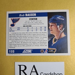 Bob Bassen 1992 Score American #132 NHL Hockey