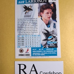 Igor Larionov 95-96 Score Pinnacle #254 NHL Hockey
