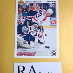 Dimitri Khristich 91-92 Upper Deck #157 NHL Hockey