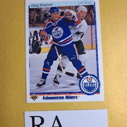 Craig Simpson 90-91 Upper Deck #129 NHL Hockey