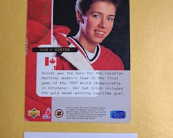 Nancy Drolet National Heroes 97-98 UD Choice #277 Hockey