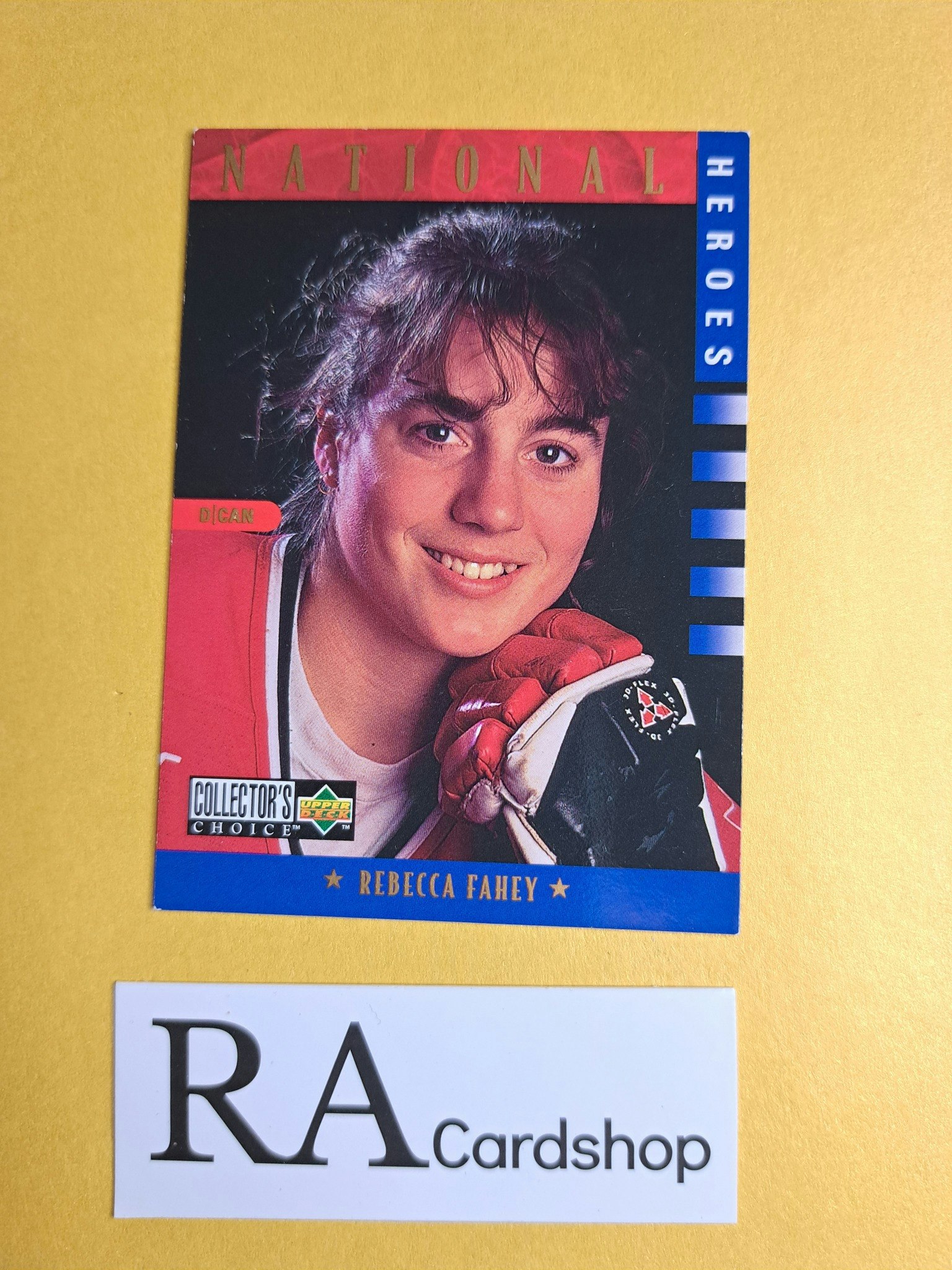 Rebecca Fahey National Heroes 97-98 UD Choice #292 Hockey