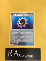 Moon & Sun Badge Reverse Holo Uncommon 151/203 Evolving Skies Pokemon