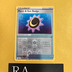 Moon & Sun Badge Reverse Holo Uncommon 151/203 Evolving Skies Pokemon