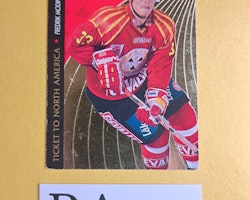 Fredrik Modin Ticket To North America 95-96 Upper Deck Swedish #NA4