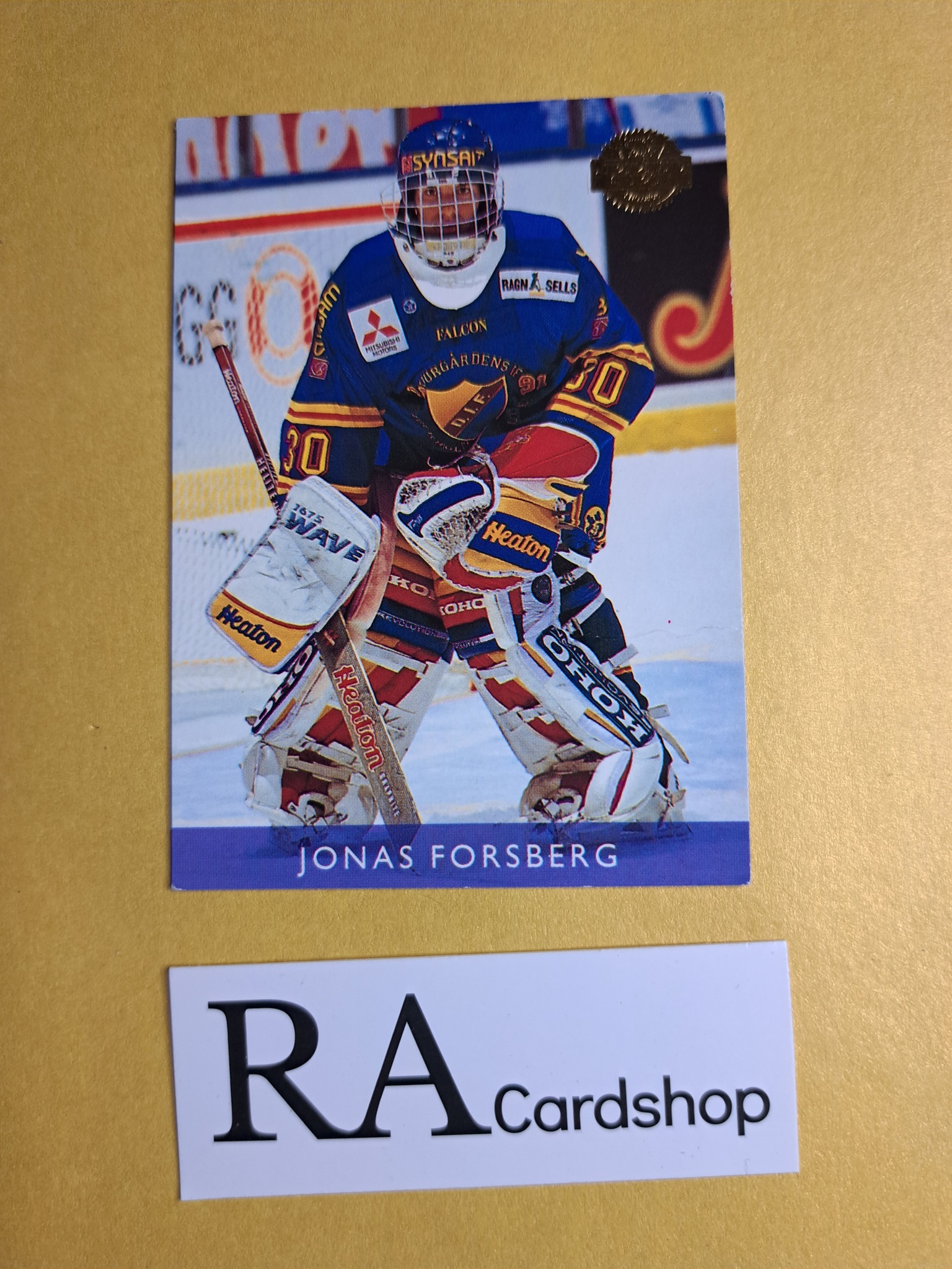 Jonas Forsberg (2) 95-96 Leaf #27 SHL Hockey