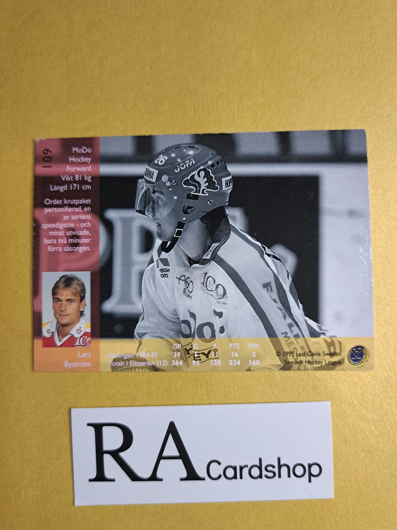 Lars Byström 95-96 Leaf #109 SHL Hockey