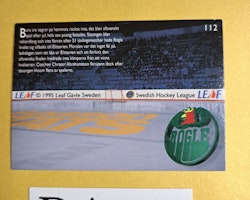 Season Stats Rögle 95-96 Leaf #112 SHL SHL Hockey