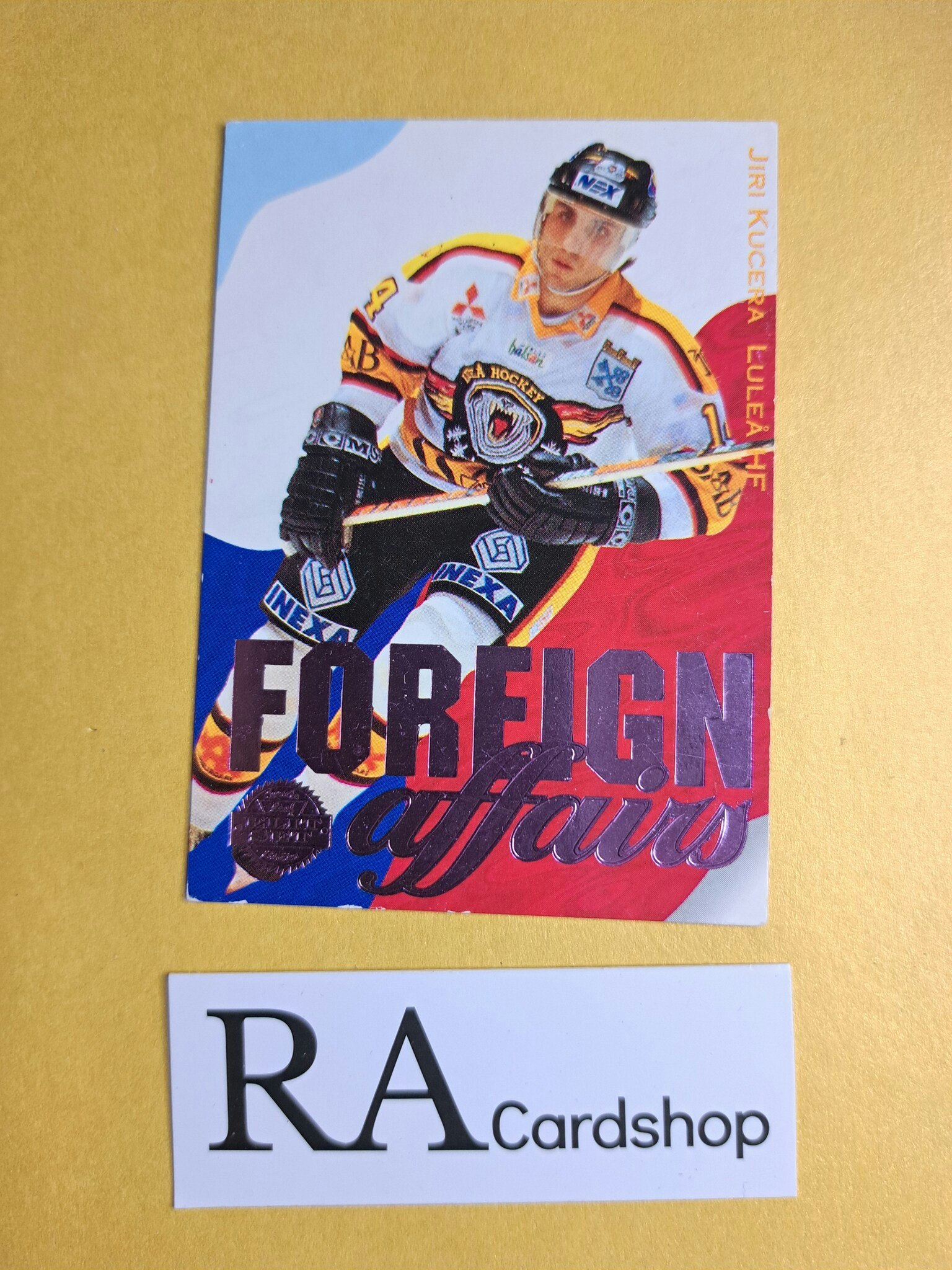 Jiri Kucera Foerign Affairs 94-95 Leaf #5 of 10 SHL Hockey