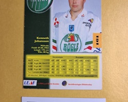 Kenneth Johansson 94-95 #161 Leaf SHL Hockey