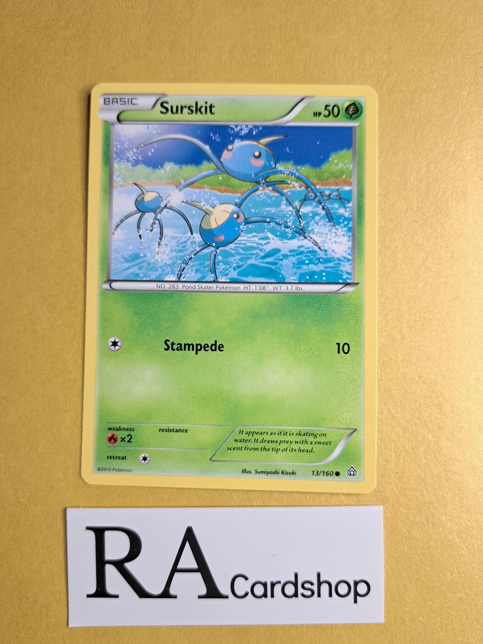 Surskit Common 13/160 Primal Clash Pokemon