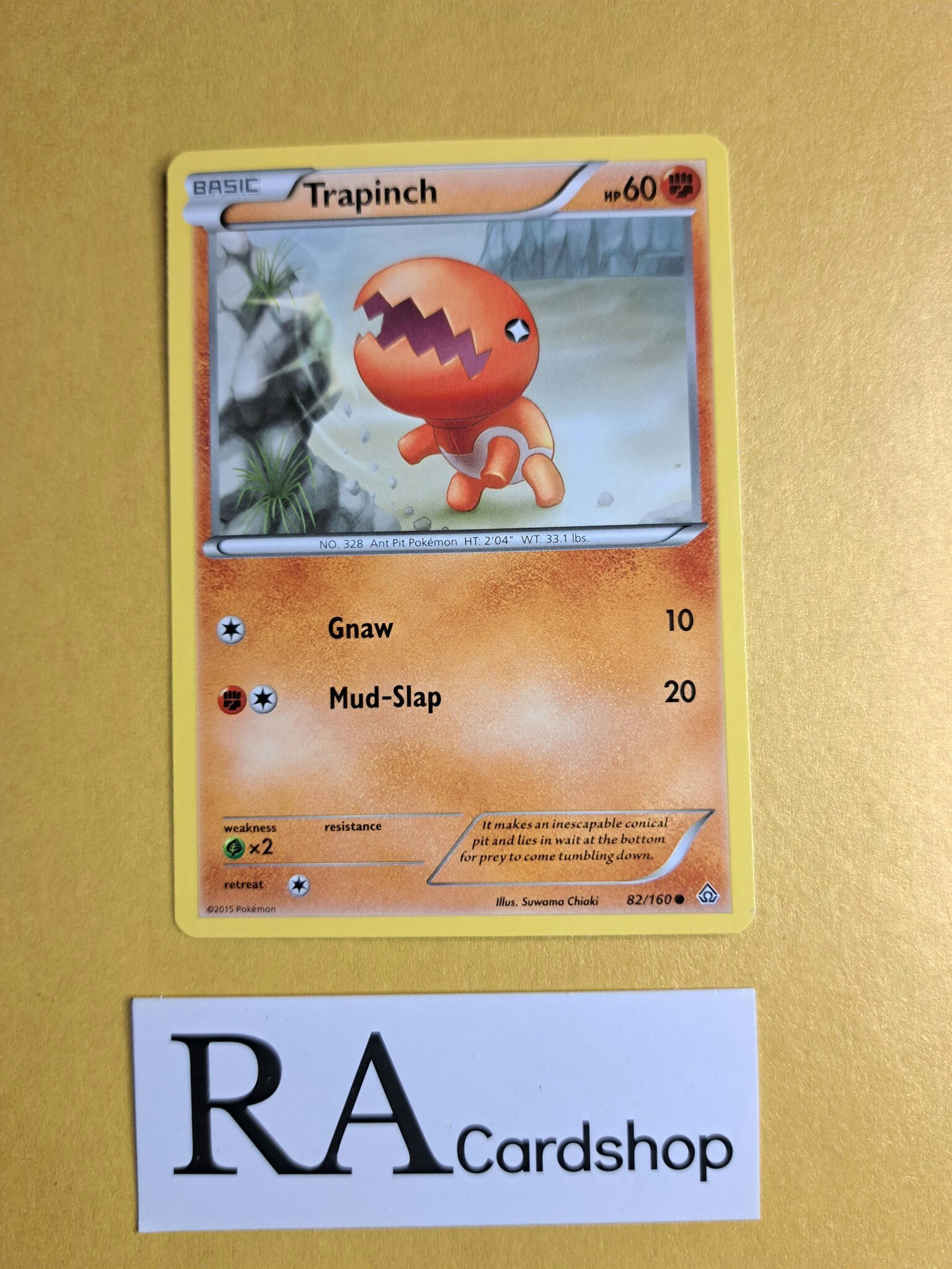 Trapinch Common 82/160 Primal Clash Pokemon
