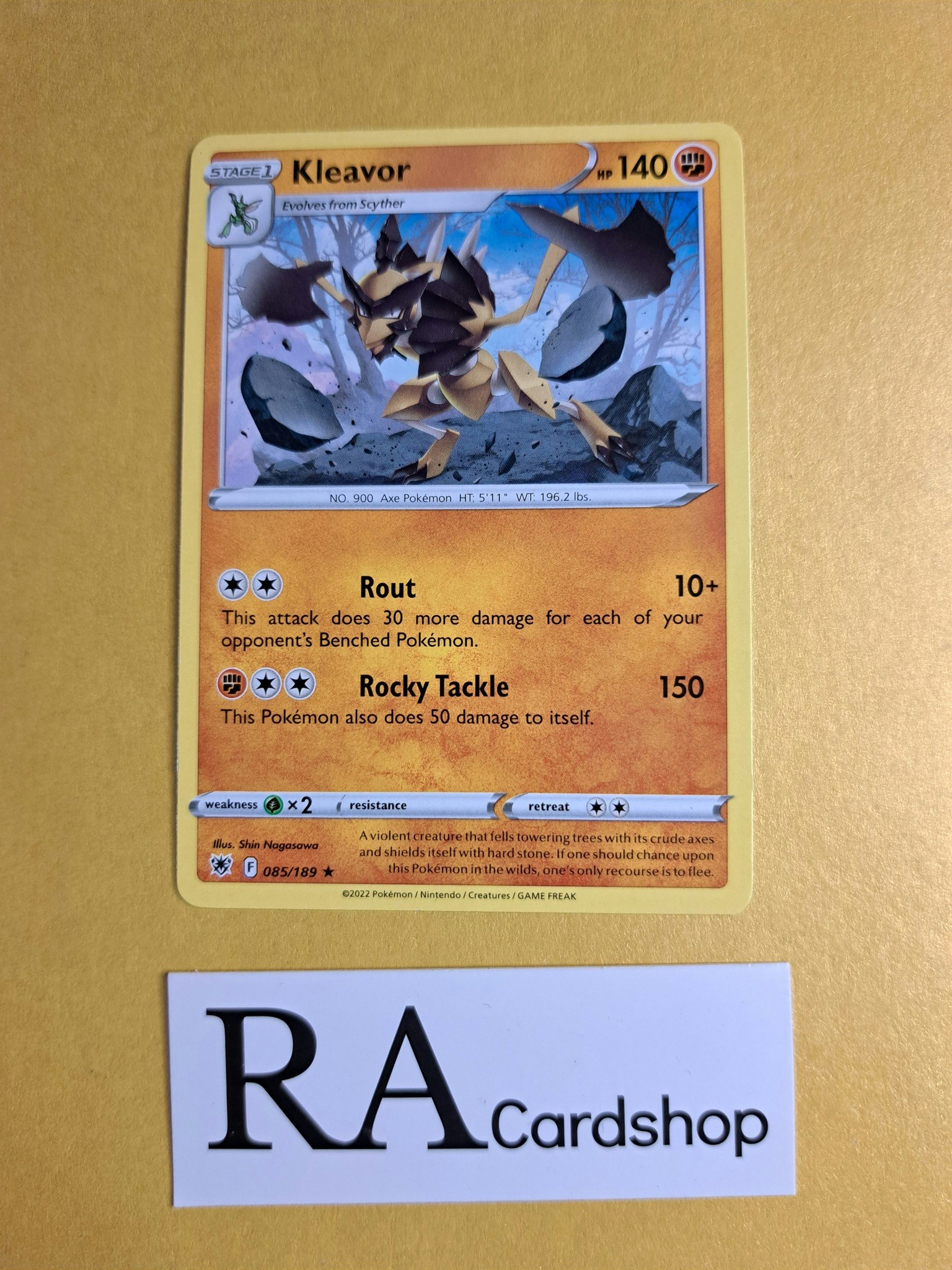 Kleavor Rare 085/189 Astral Radiance Pokemon