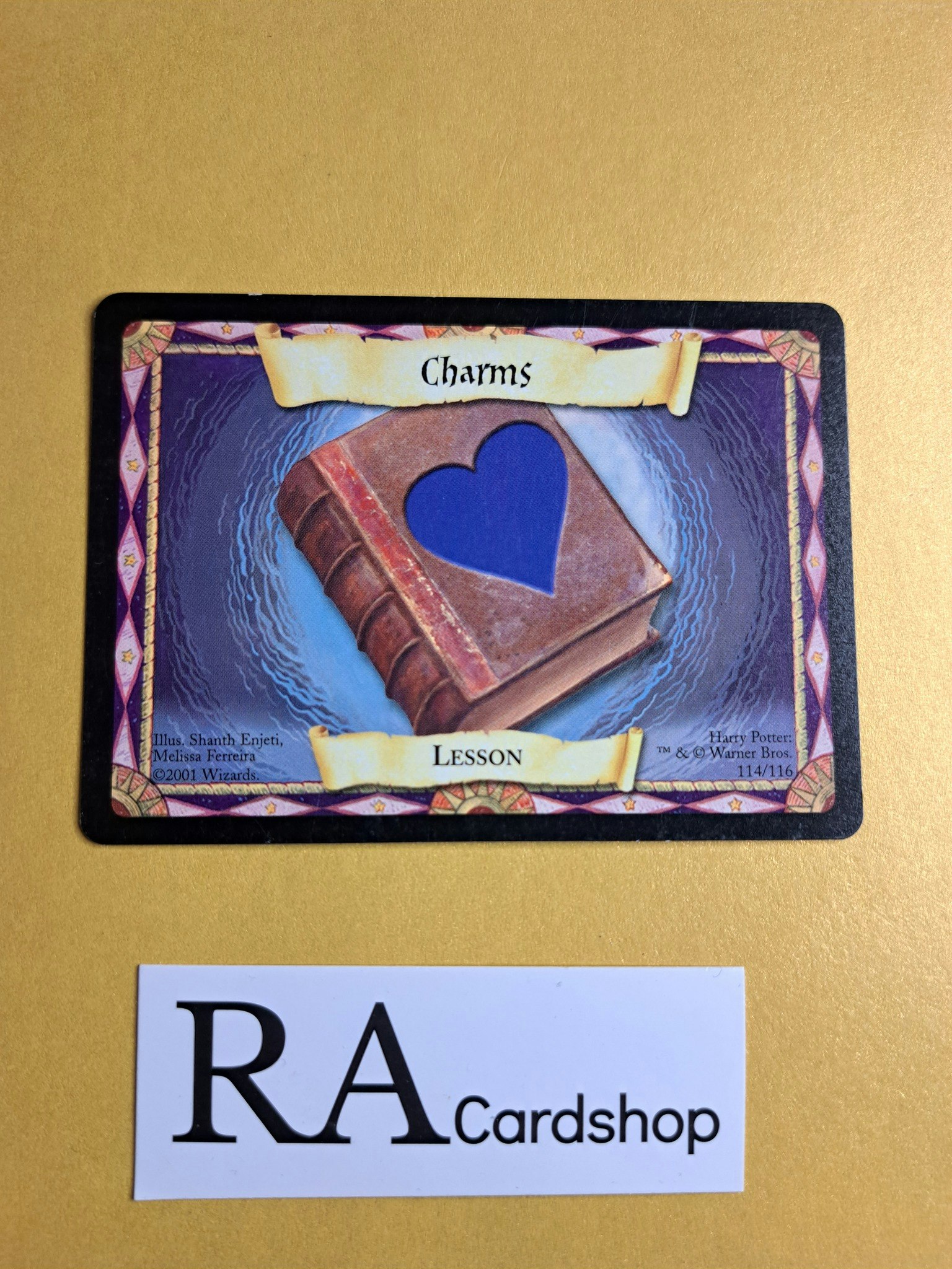 Charms Lesson 114/116 Harry Potter Trading Card Game 2001