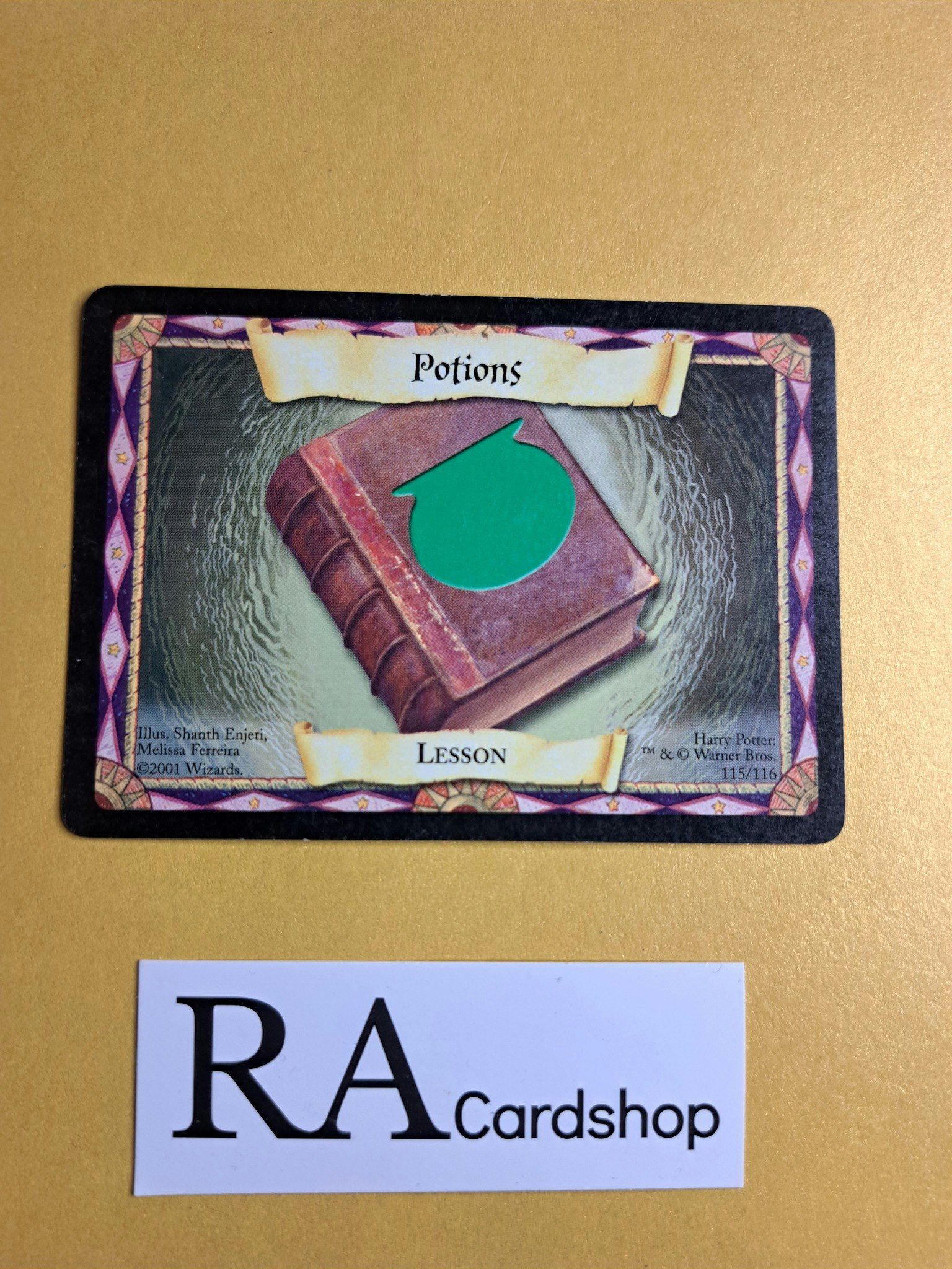Potions Lesson 115/116 Harry Potter Trading Card Game 2001