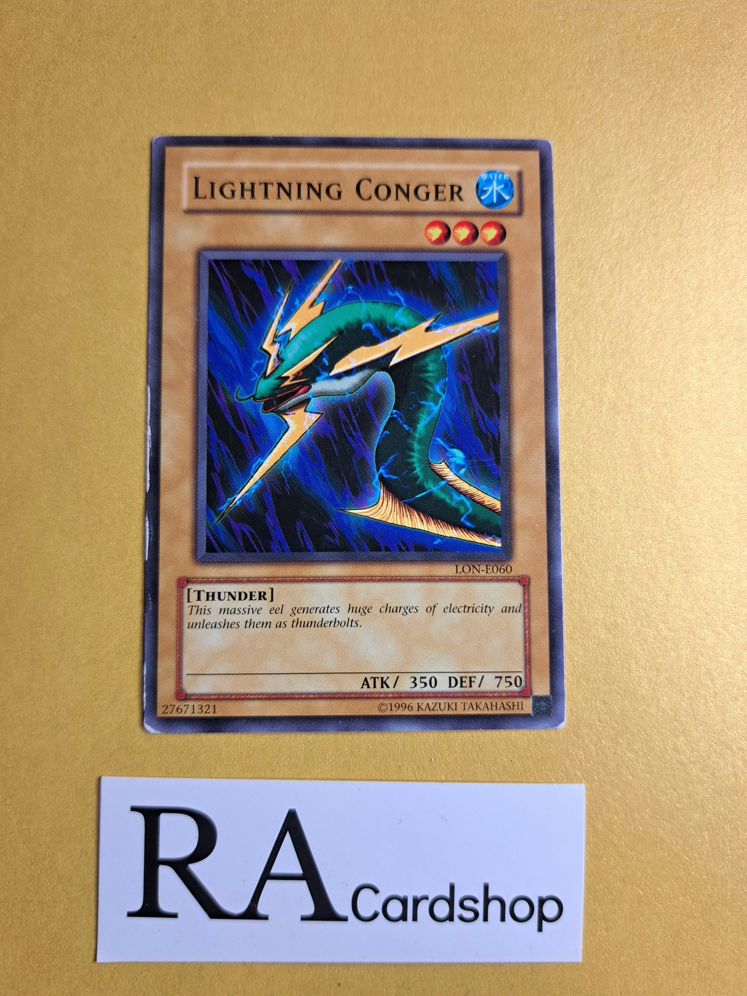 Lightning Conger Common UNLIMITED LON-E060 Labyrinth of Nightmare LON Yu-Gi-Oh