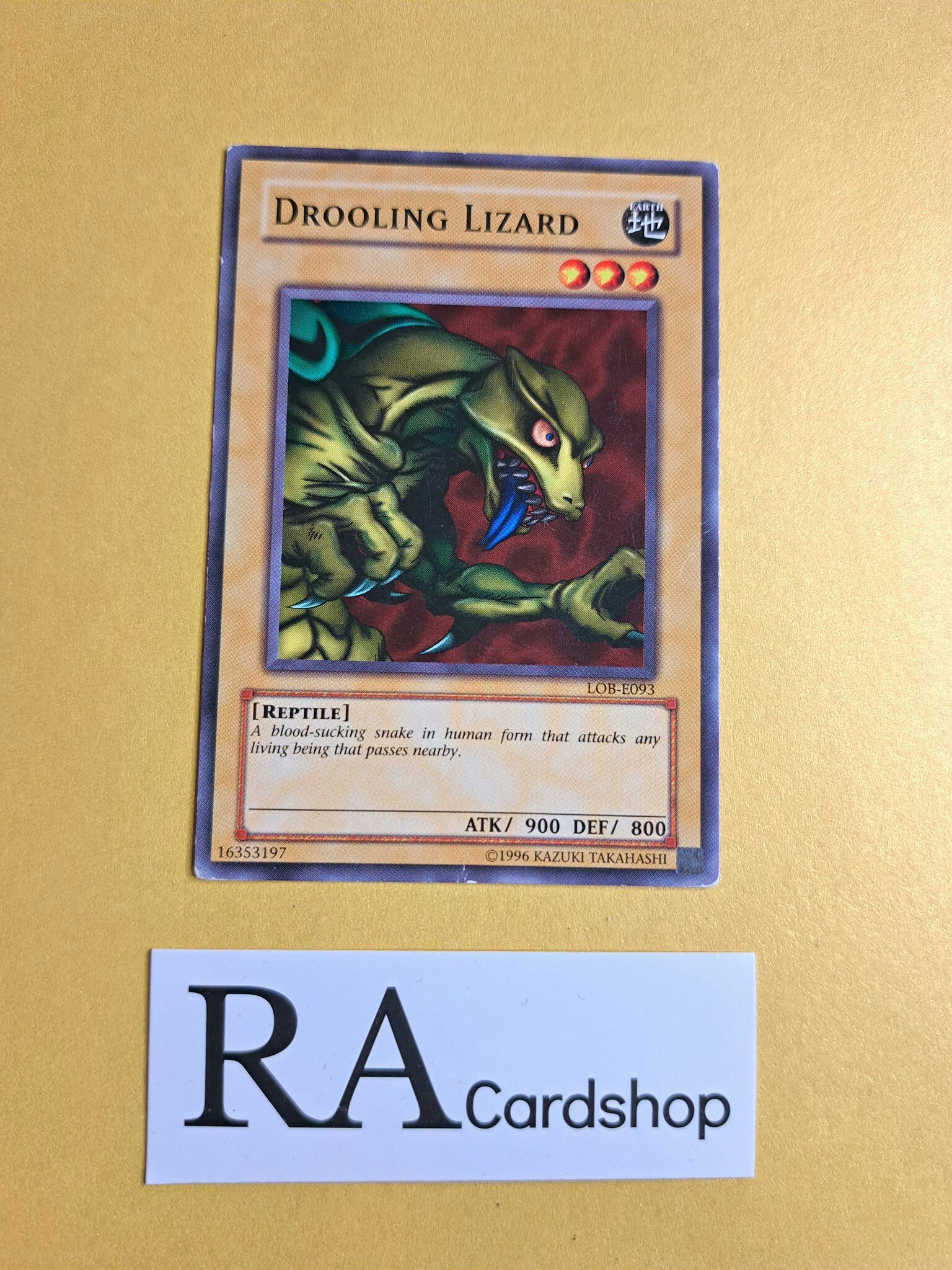 Drooling Lizard COMMON LOB-E093 Legend of Blue Eyes White Dragon LOB Yu-Gi-Oh