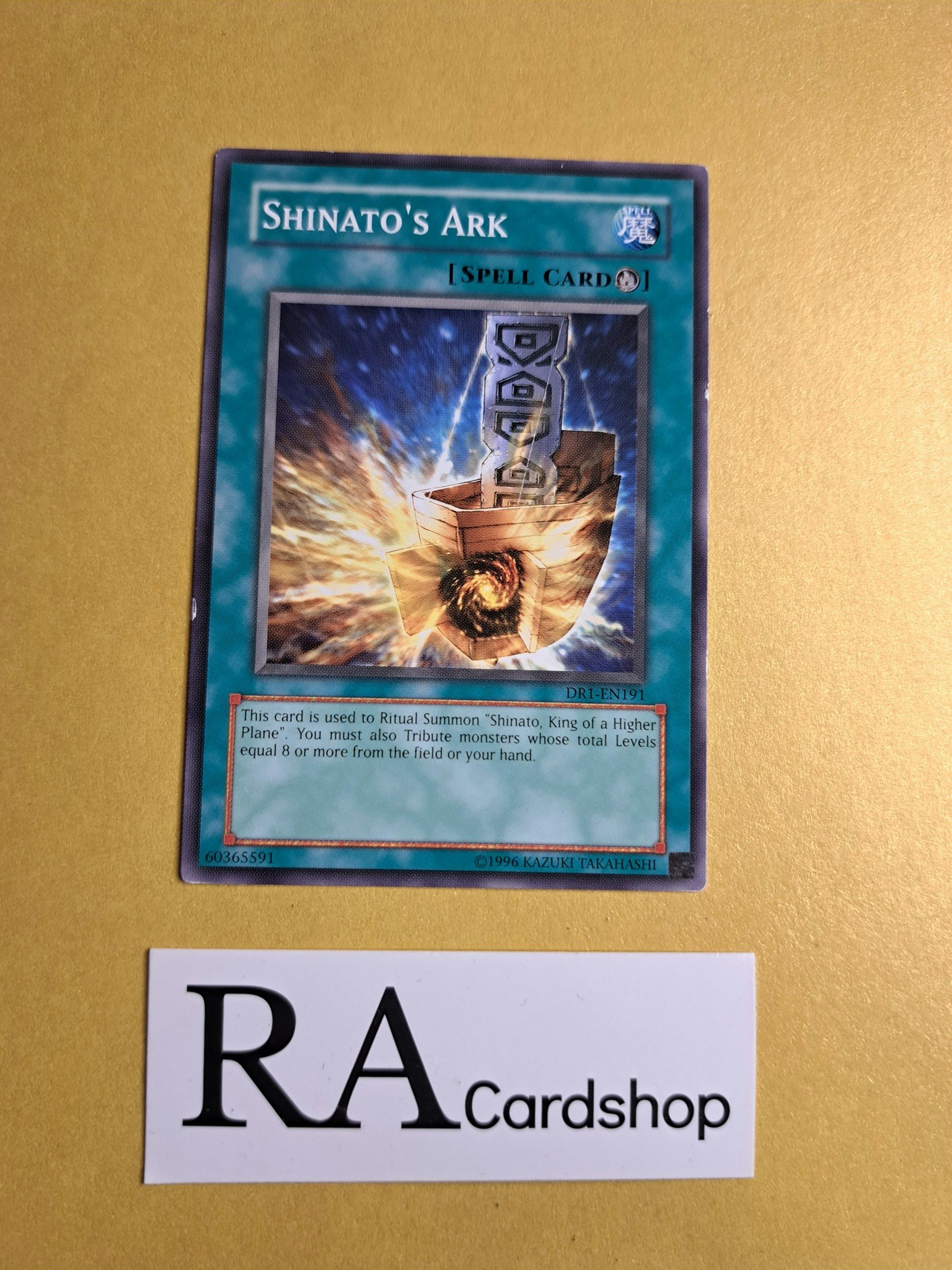 Shinatos Ark Common UNLIMITED DR1-EN191 Dark Revelation Volume 1 DR1 Yu-Gi-Oh