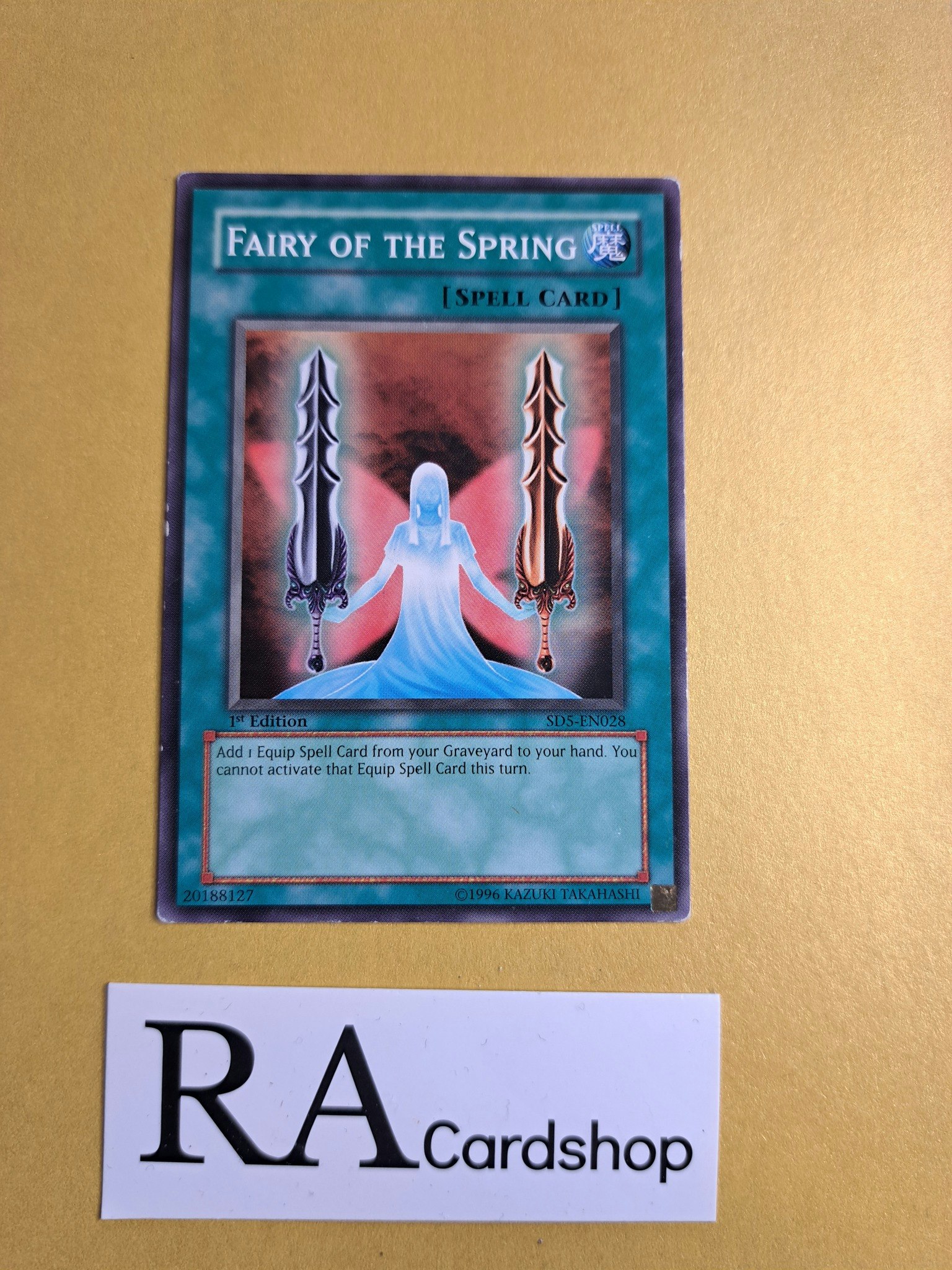 Fairy of the Spring Common 1st Edition SD5-EN028 Structure Deck: Warrior's Triumph SD5 Yu-Gi-Oh