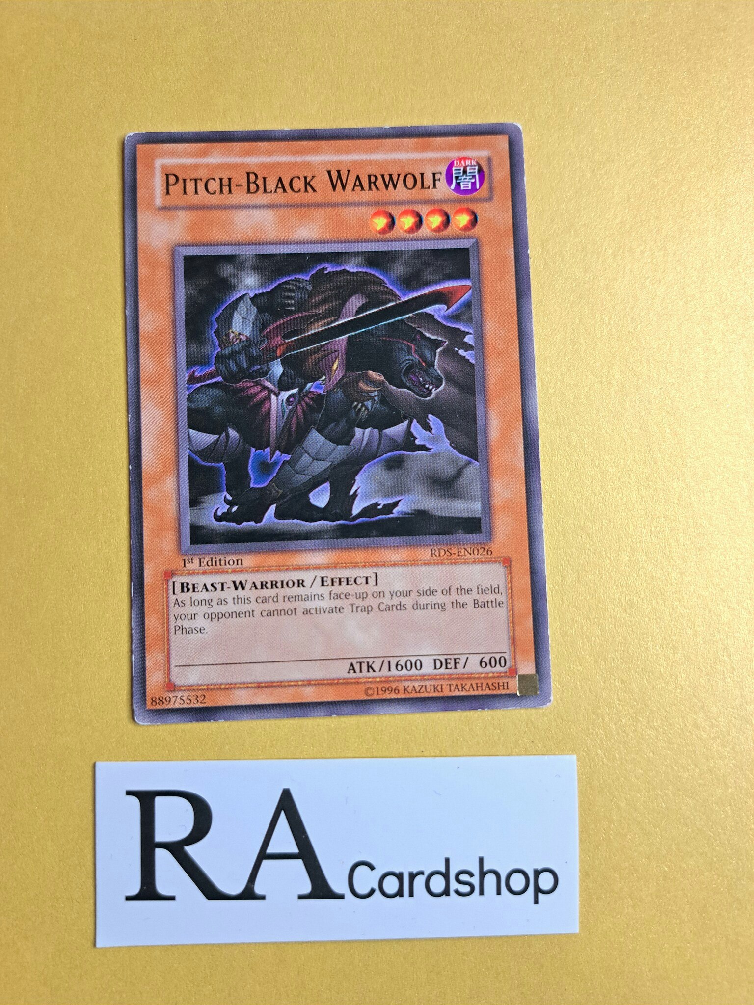 Pitch-Black Warwolf Common 1st Edition RDS-EN026  Rise of Destiny RDS Yu-Gi-Oh