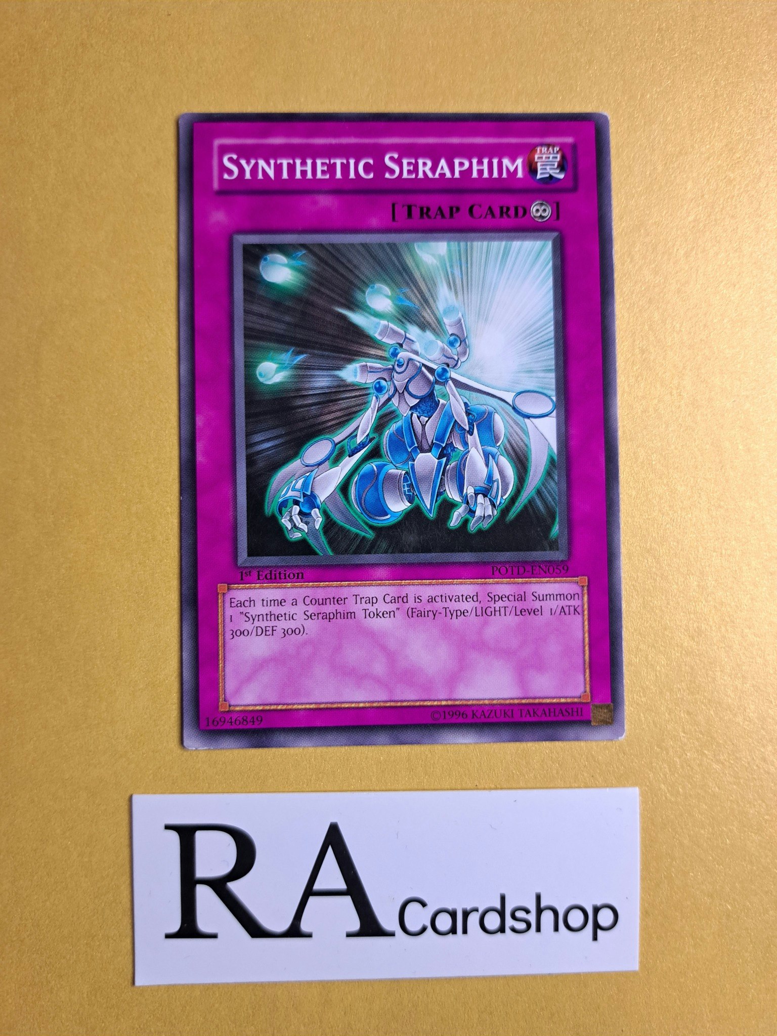Synthetic Seraphim Common 1st Edition POTD-EN059 Power of the Duelist POTD Yu-Gi-Oh