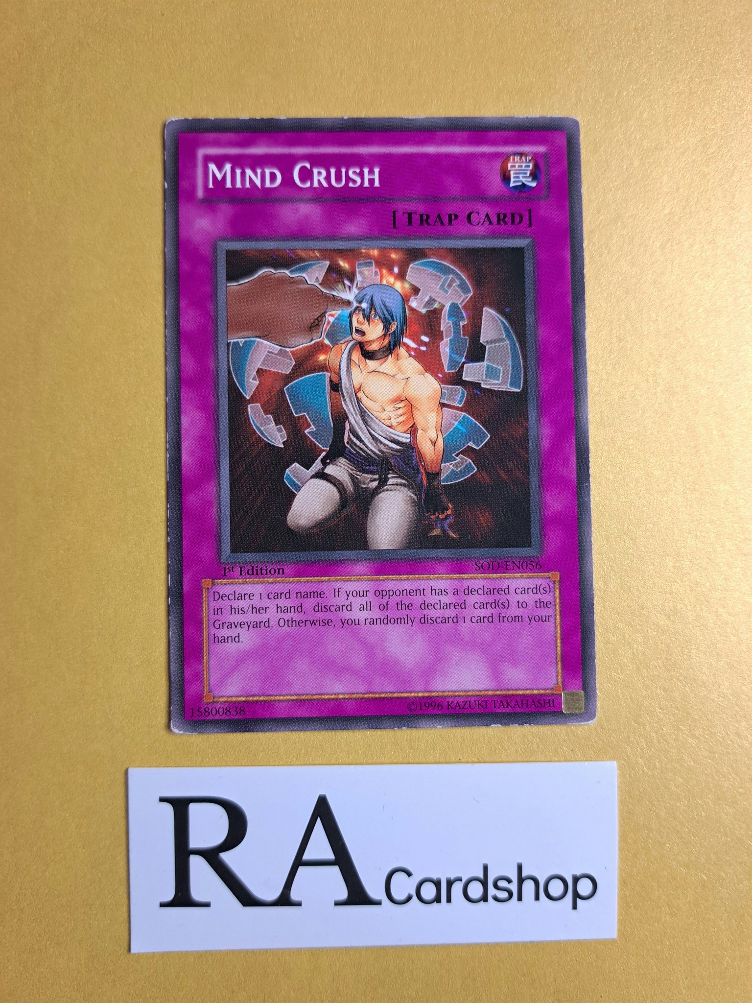 Mind Crush Common 1st Edition SOD-EN056 Soul of the Duelist SOD Yu-Gi-Oh