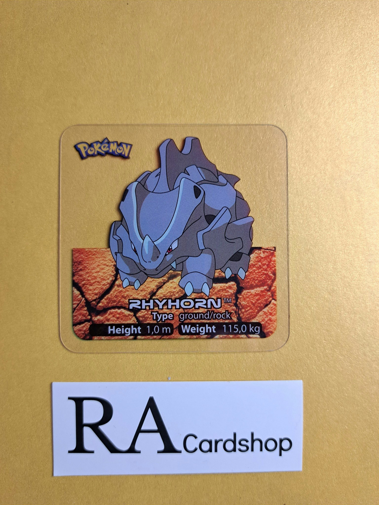 Rhyhorn (1) #111 Edibas Lamincard Pokemon