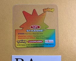 Starmie #121 Edibas Lamincard Pokemon