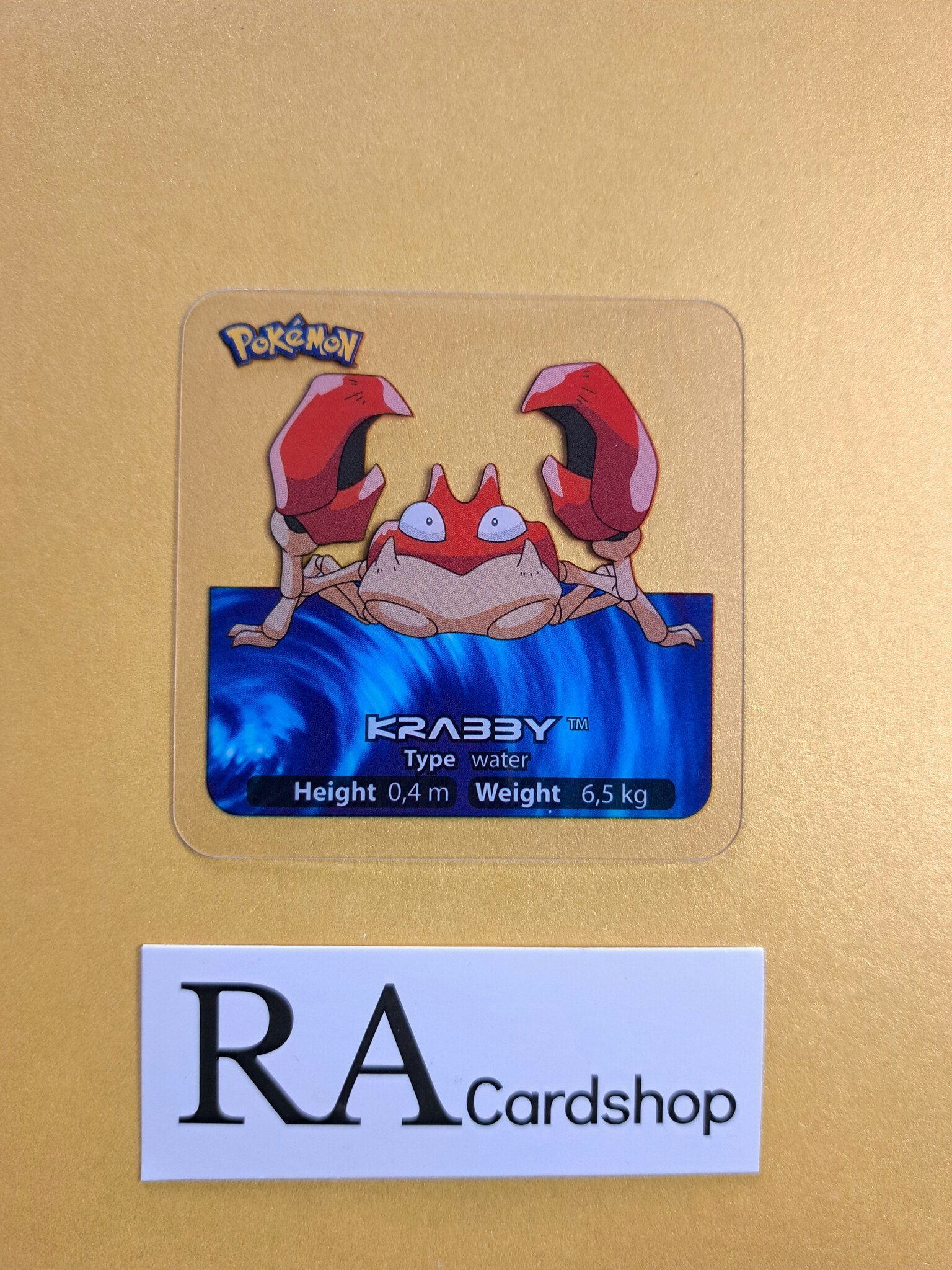 Krabby #98 Edibas Lamincard Pokemon