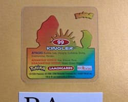 Kingler #99 Edibas Lamincard Pokemon