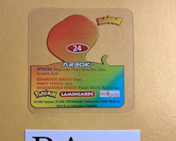 Arbok #24 Edibas Lamincard Pokemon