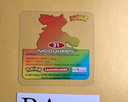 Nidoqueen (3) #31 Edibas Lamincard Pokemon