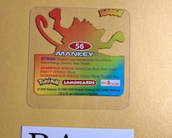 Mankey #56 Edibas Lamincard Pokemon