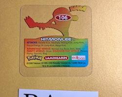 Hitmonlee (2) #106 Edibas Lamincard Pokemon