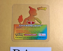 Charmeleon #5 Edibas Lamincard Pokemon