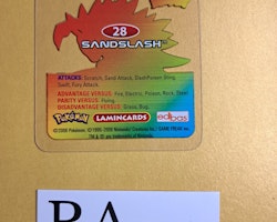 Sandslash #28 Edibas Lamincard Pokemon