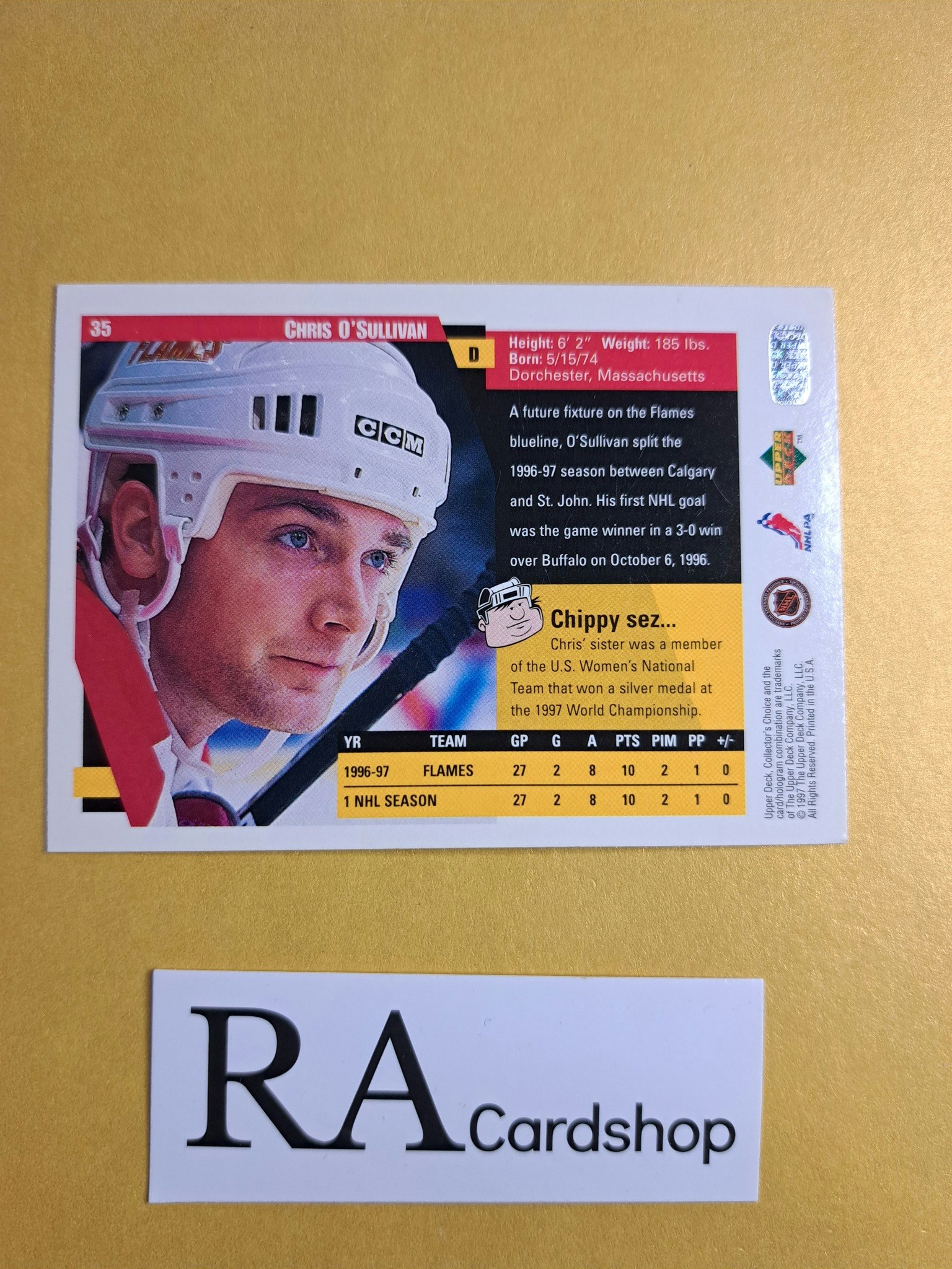 Chris OSullivan 97-98 Upper Deck Collectors Choice #35 NHL Hockey