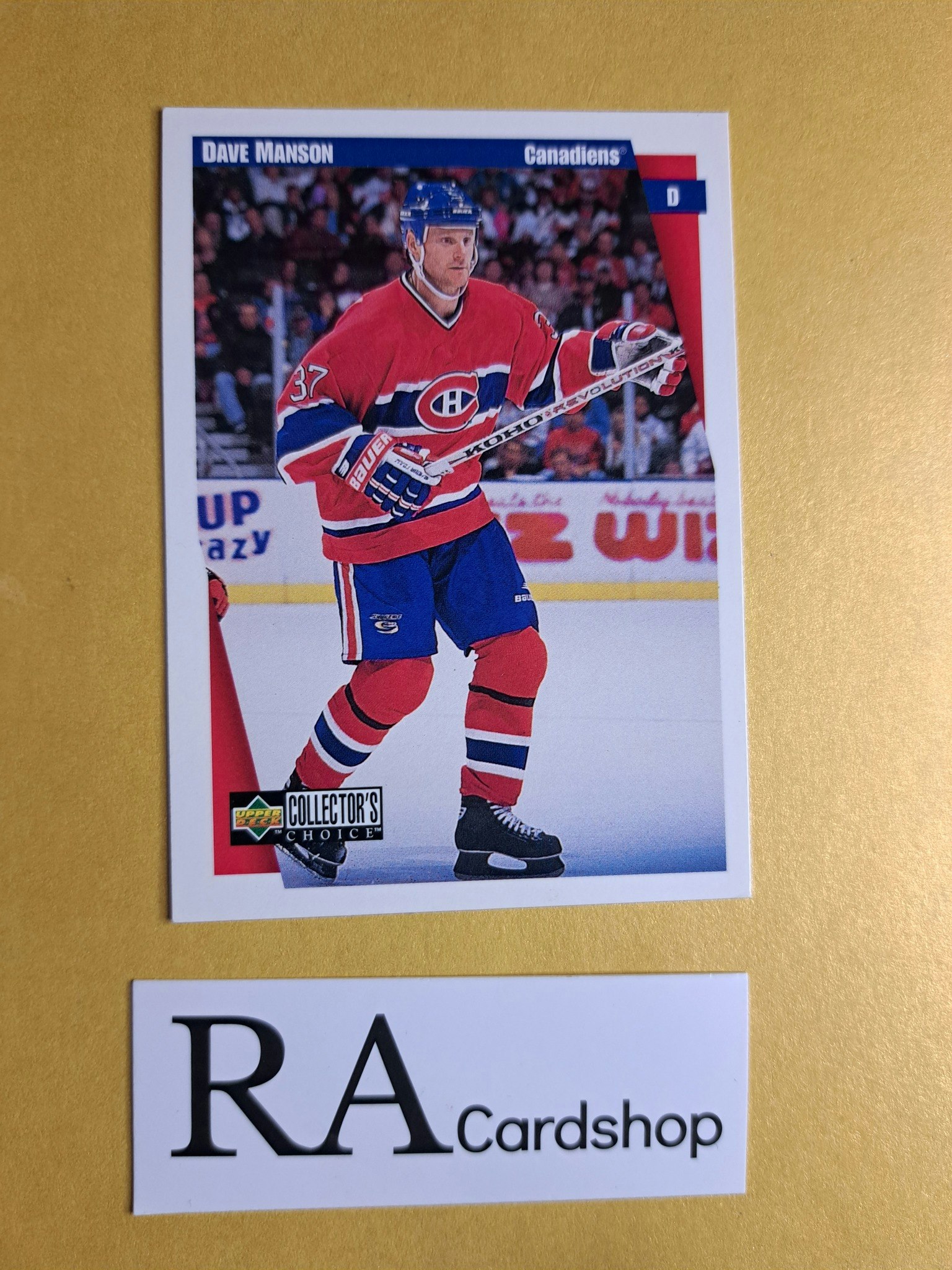 Dave Manson 97-98 Upper Deck Collectors Choice #136 NHL Hockey