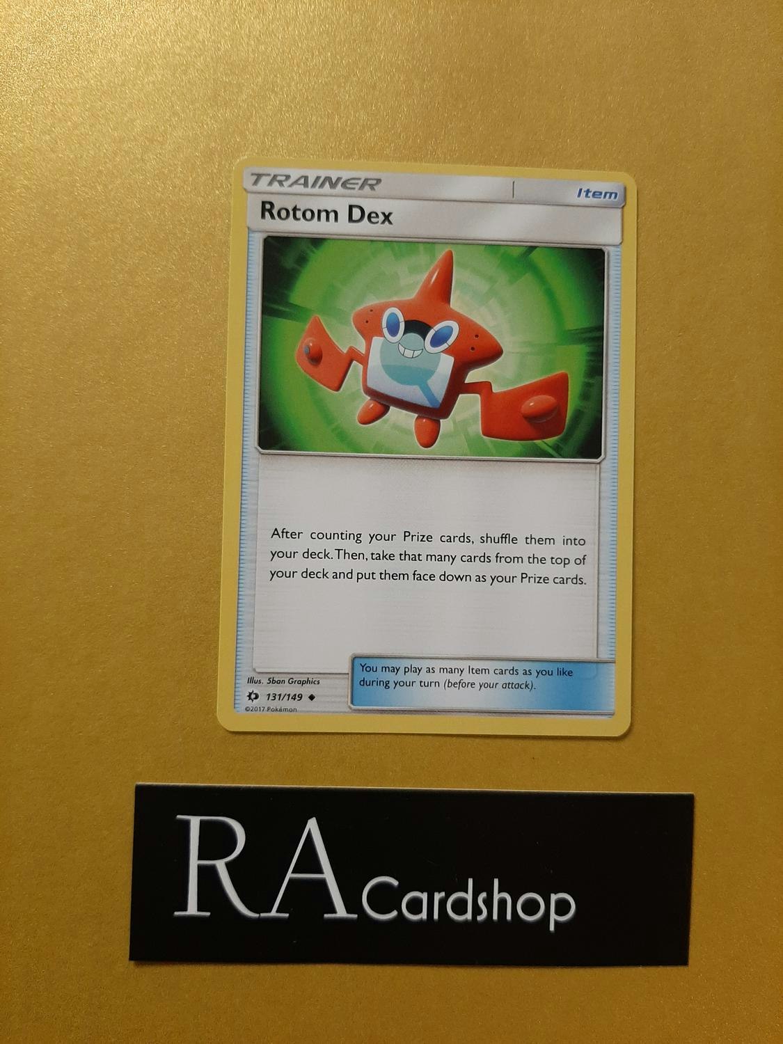Rotom Dex Uncommon 131/149 Sun & Moon Pokemon