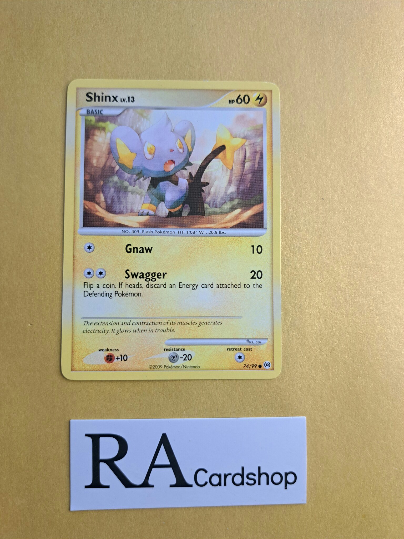 Shinx Common 74/99 Arceus Pokemon
