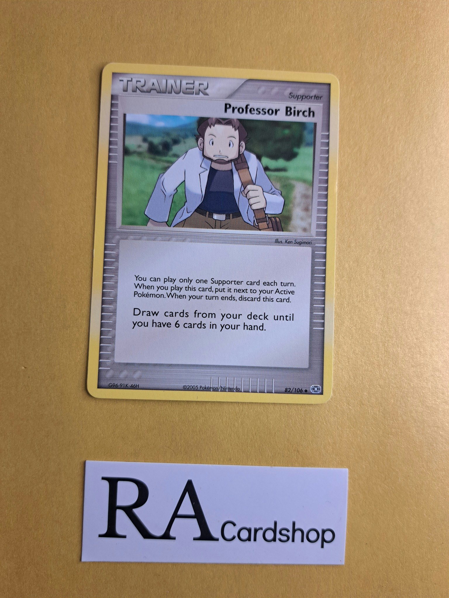 Professor Birch Uncommon 82/106 EX Emerald Pokemon