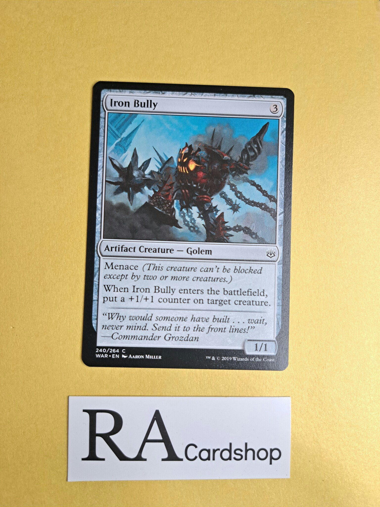 Iron Bully Common 240/264 War of the Spark (WAR) Magic the Gathering