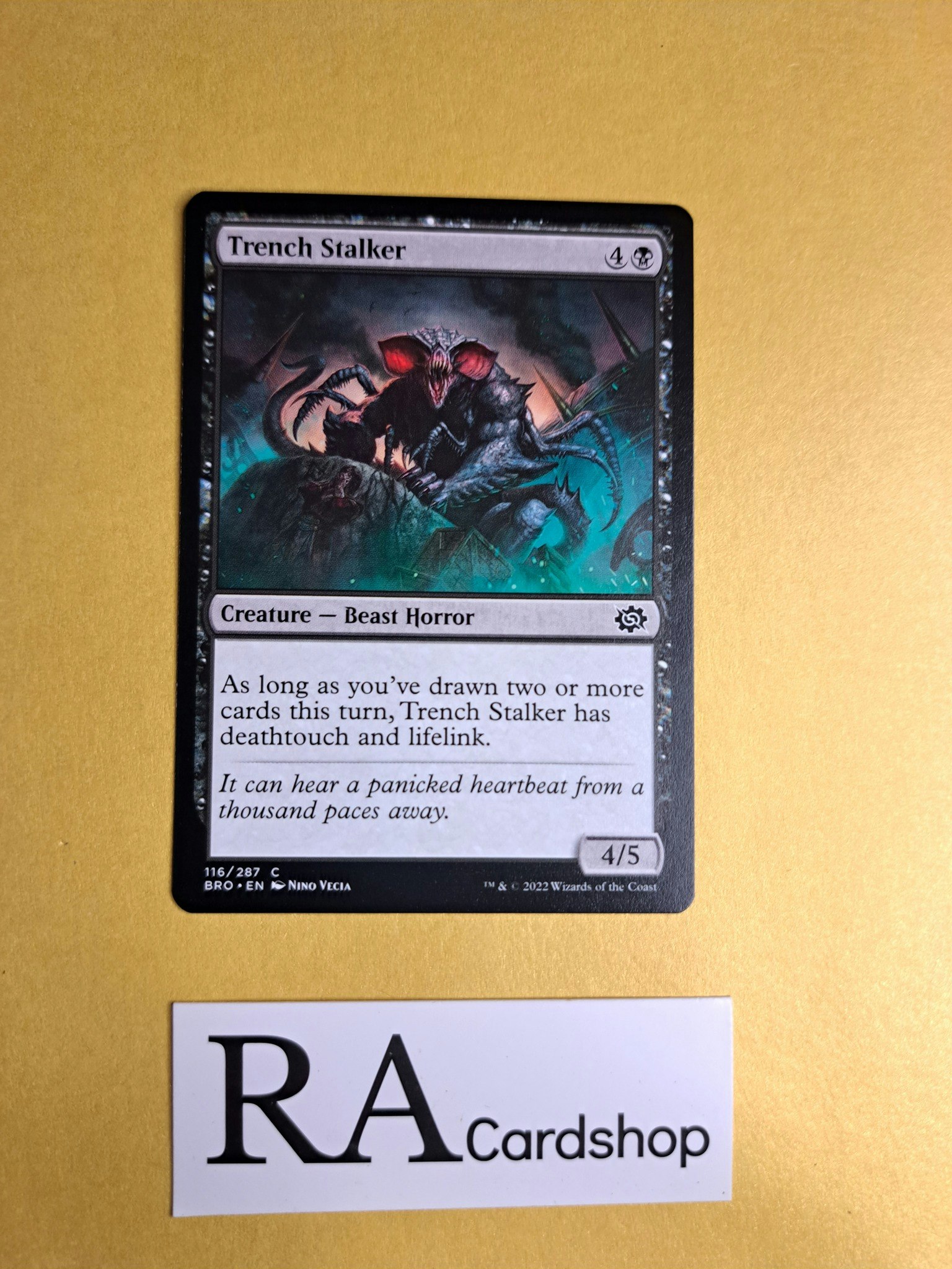 Trench Stalker Common 116/287 The Brothers War Magic the Gathering