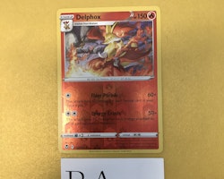 Delphox Reverse Holo Rare 027/195 Silver Tempest Pokemon