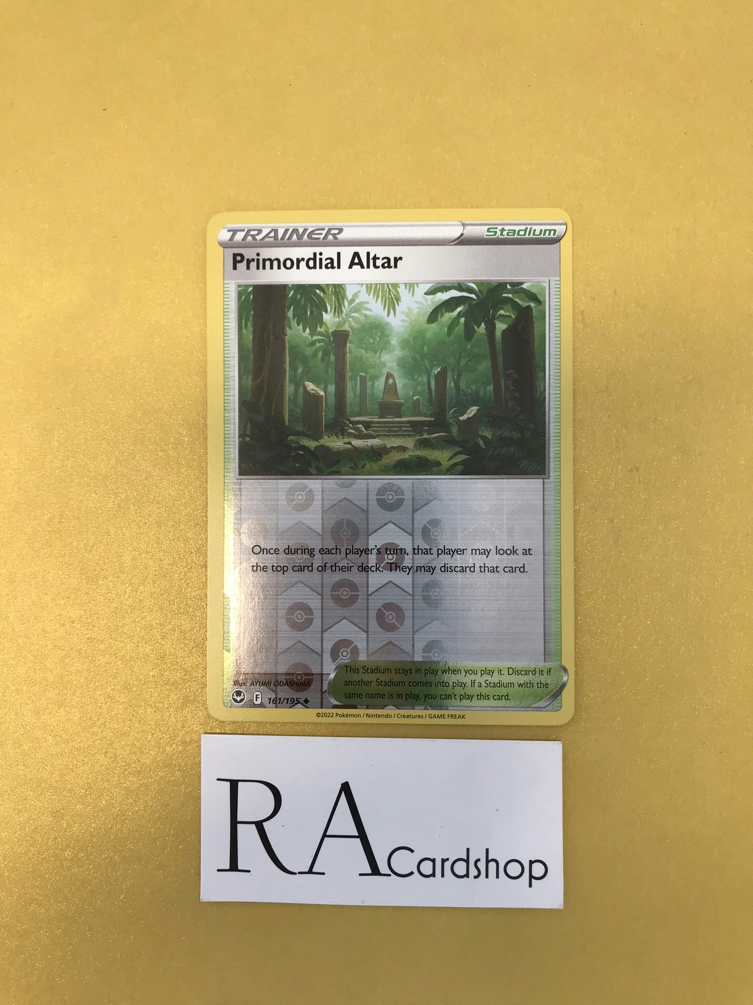 Primordial Altar Reverse Holo Uncommon 161/195 Silver Tempest Pokemon