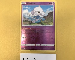 Meditite Reverse Holo Common 072/195 Silver Tempest Pokemon